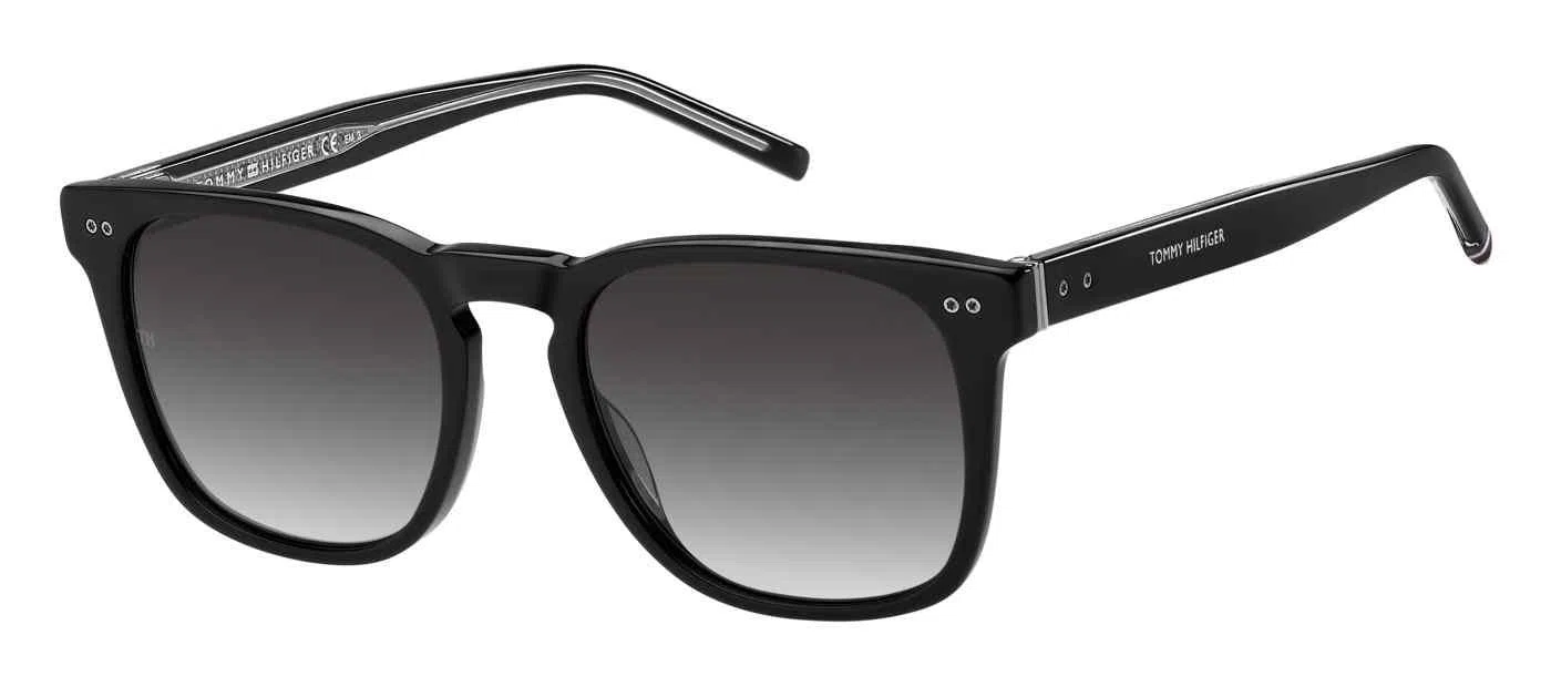 Tommy Hilfiger TH1887 Sunglasses - BLACK - view 2